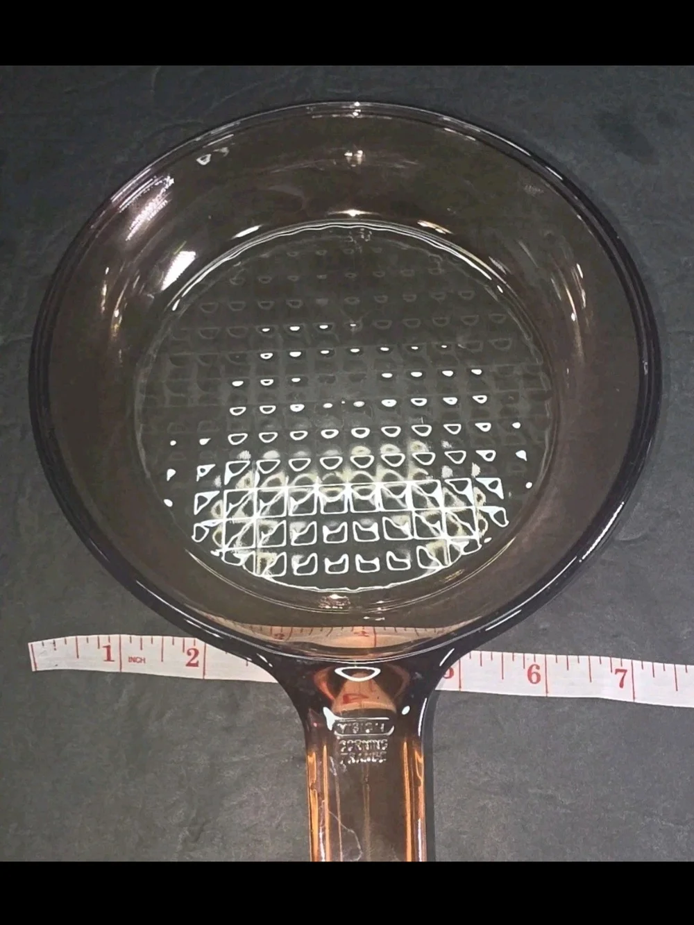Vintage Vision Corning France Amber Glass 7
